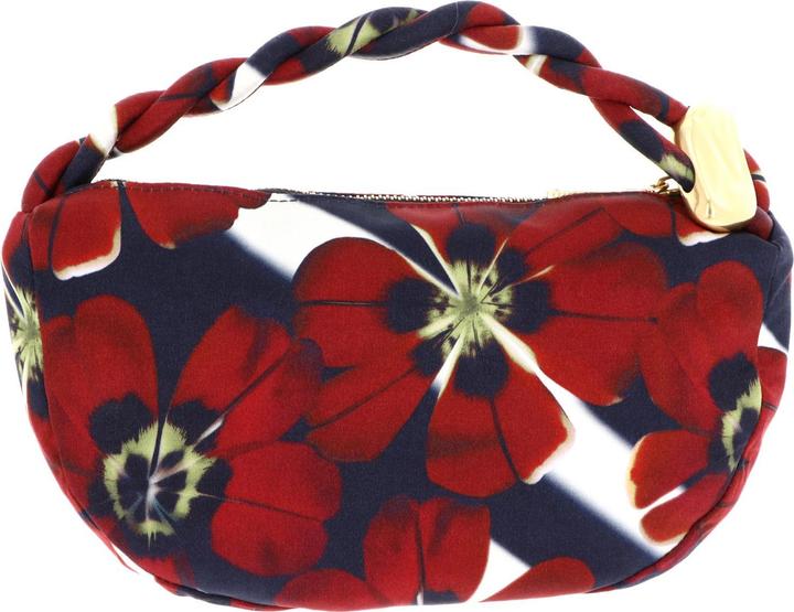 Actual product image Ted Baker Isli Satin Statement Hardware Printed Hobo Ba