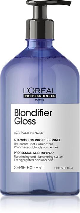 Produktbild L'Oréal Professionnel L’Oreal Professionnel L'OREAL PROFESSIONNEL Serie Expert Blondifier Gloss szampon nabłyszczający do (500 ml, Flüssiges Shampoo)