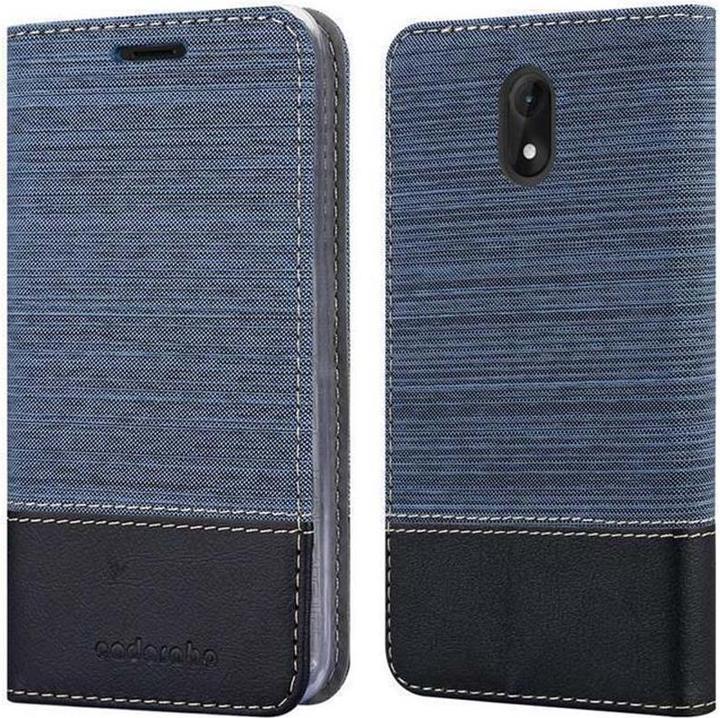 Produktbild Cadorabo Book Jeans Optik Cover (Wiko Lenny 5)