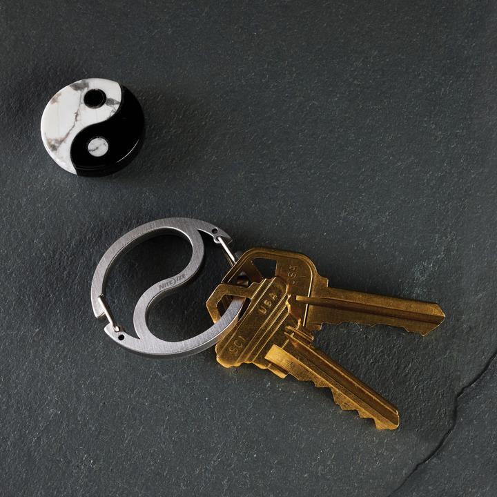 Actual product image Nite Ize Medallion YinYang Key Carabiner