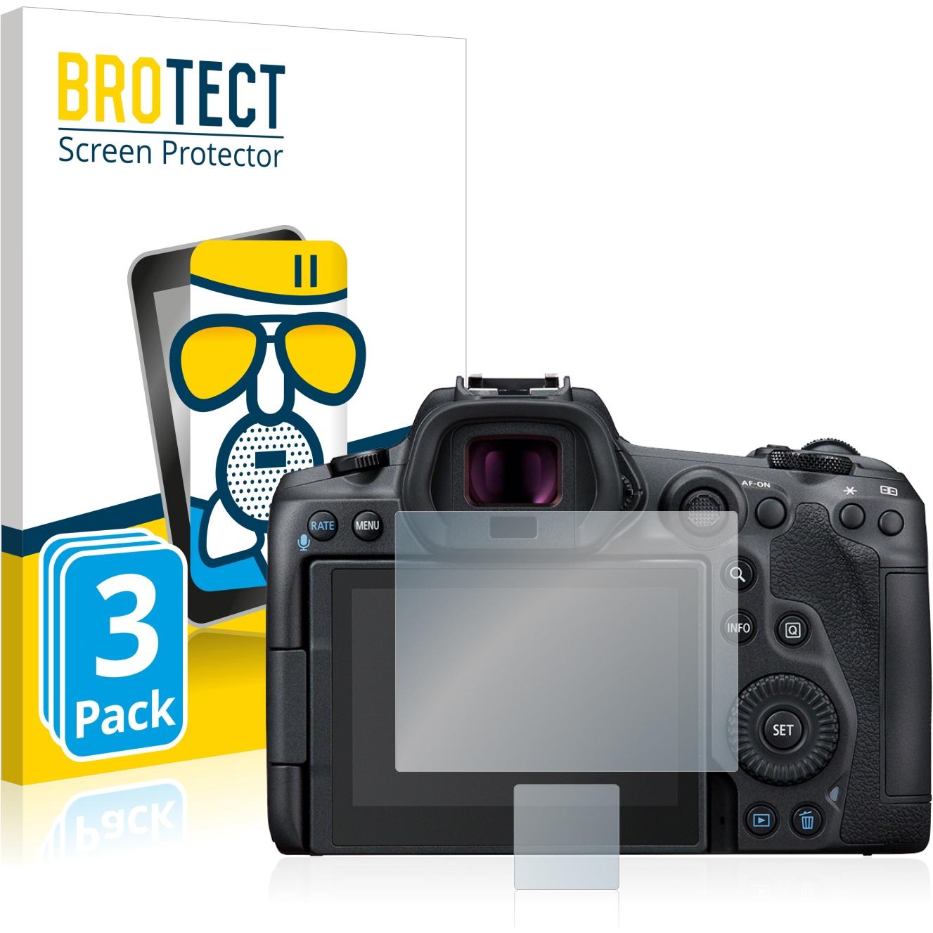 BROTECT AirGlass Panzerglasfolie Matt (Displayschutz, EOS R5), Kameraschutz