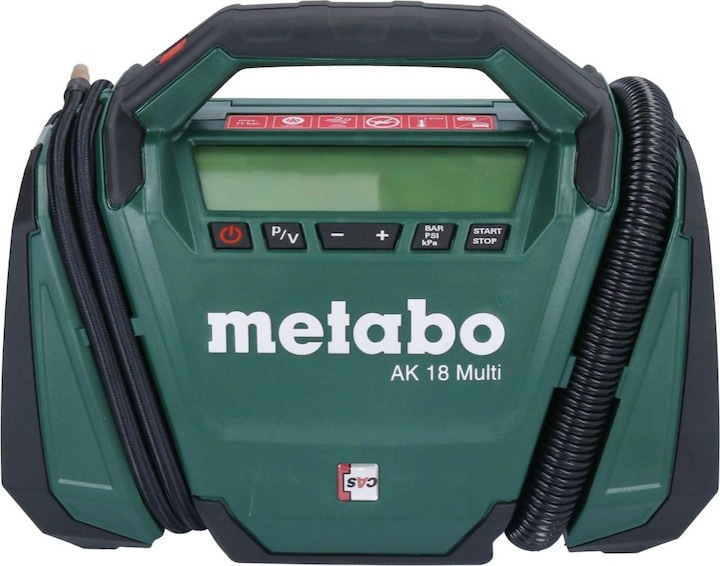 Productafbeelding Metabo AK 18 Multi accu compressor 18 V 11 bar + 1x accu 4.0 Ah - zonder lader