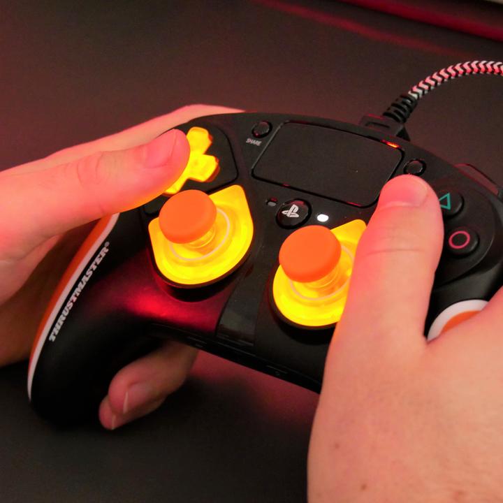 Produktbild Thrustmaster AddOn Gamepad Thrustm. eswap X LED ORANGE CRYSTAL P.XBO/PC (PC, Xbox One S, Xbox One X, Xbox Series S, Xbox Series X)