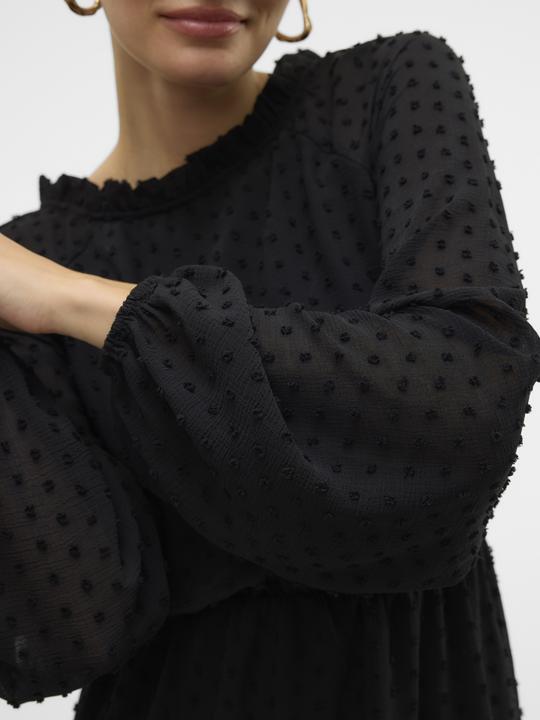 Produktbild Vero Moda Vmemma L/S Dobby Short Dress Wvn Exp Kleid (XL)