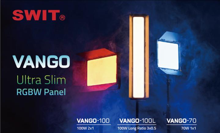Actual product image Swit Slim and Natural-Born-Soft 7.5:1 professional 100W RGBW LED Panel Light 2.1cm ultra slim, Natural-B (Studio light)