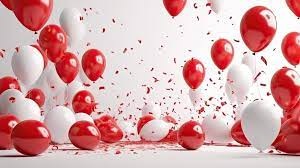 Produktbild Pimp It Up Helium-Set Swiss Edition Rot/Weiss (2,2 Liter / 30 Luftballons)