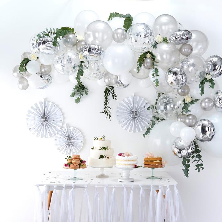 Actual product image Ginger Ray Balloon arch silver (70x)