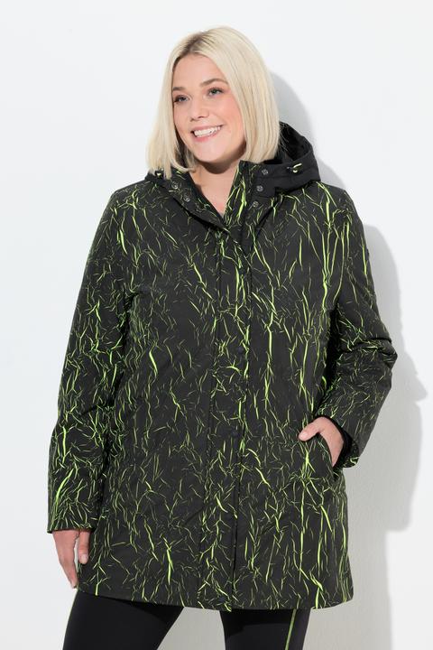 Image du produit Ulla Popken Veste technique HYPRAR, imperméable, fermeture Éclair à double sens (60)