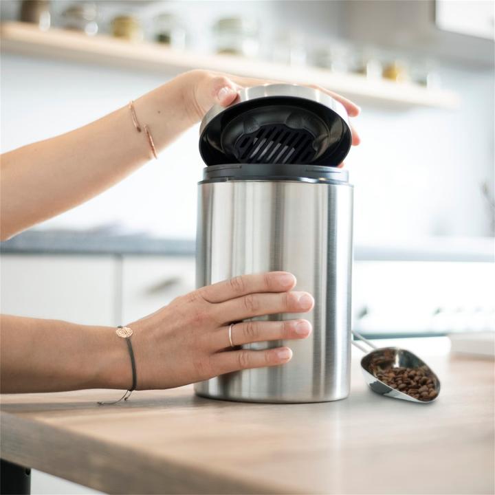 Produktbild Xavax Kaffee-/Teedose Edelstahldose für 1 kg Kaffeebohnen, mit Schaufel (1 l)