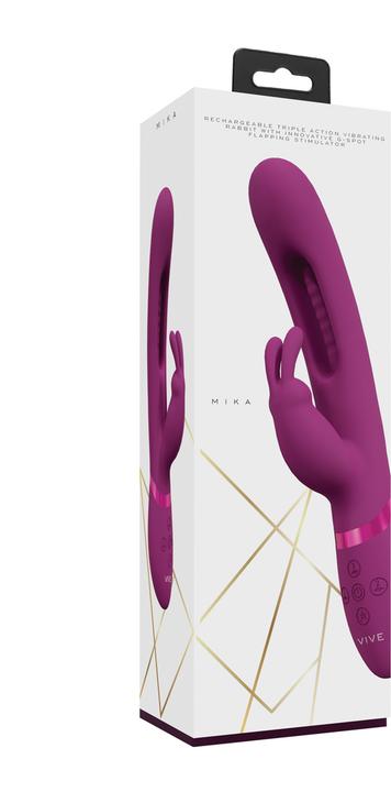 Actual product image Shots Mika - Triple Rabbit with G-Spot Flapping