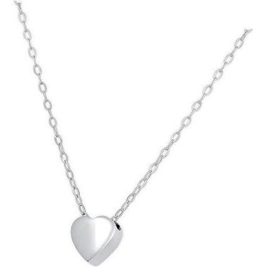 Brilio, Halsschmuck, Silver - Charming silver necklace Heart 473 001 01774 04