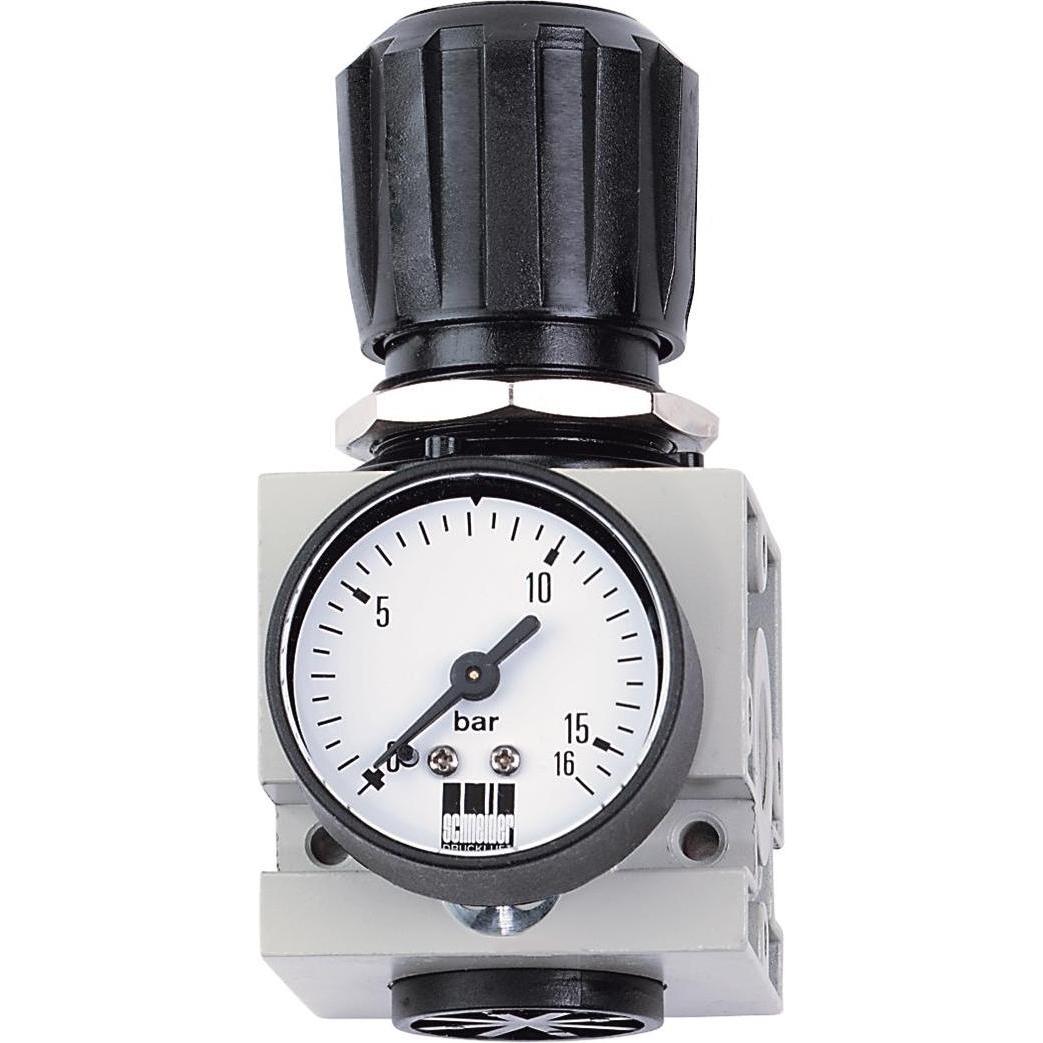 Schneider, Accessori per utensili pneumatici, Riduttore di pressione DM 1/2 W 0-12 bar