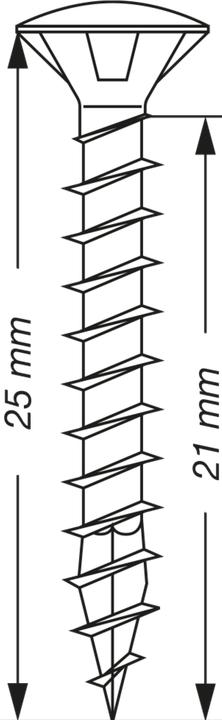 Actual product image Spax Chipboard screws (1000 Screws per piece)
