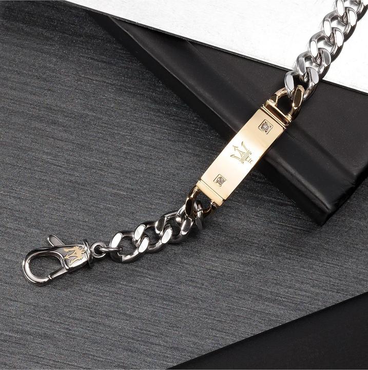 Image du produit Maserati Armband (22 cm, Acier inoxydable)