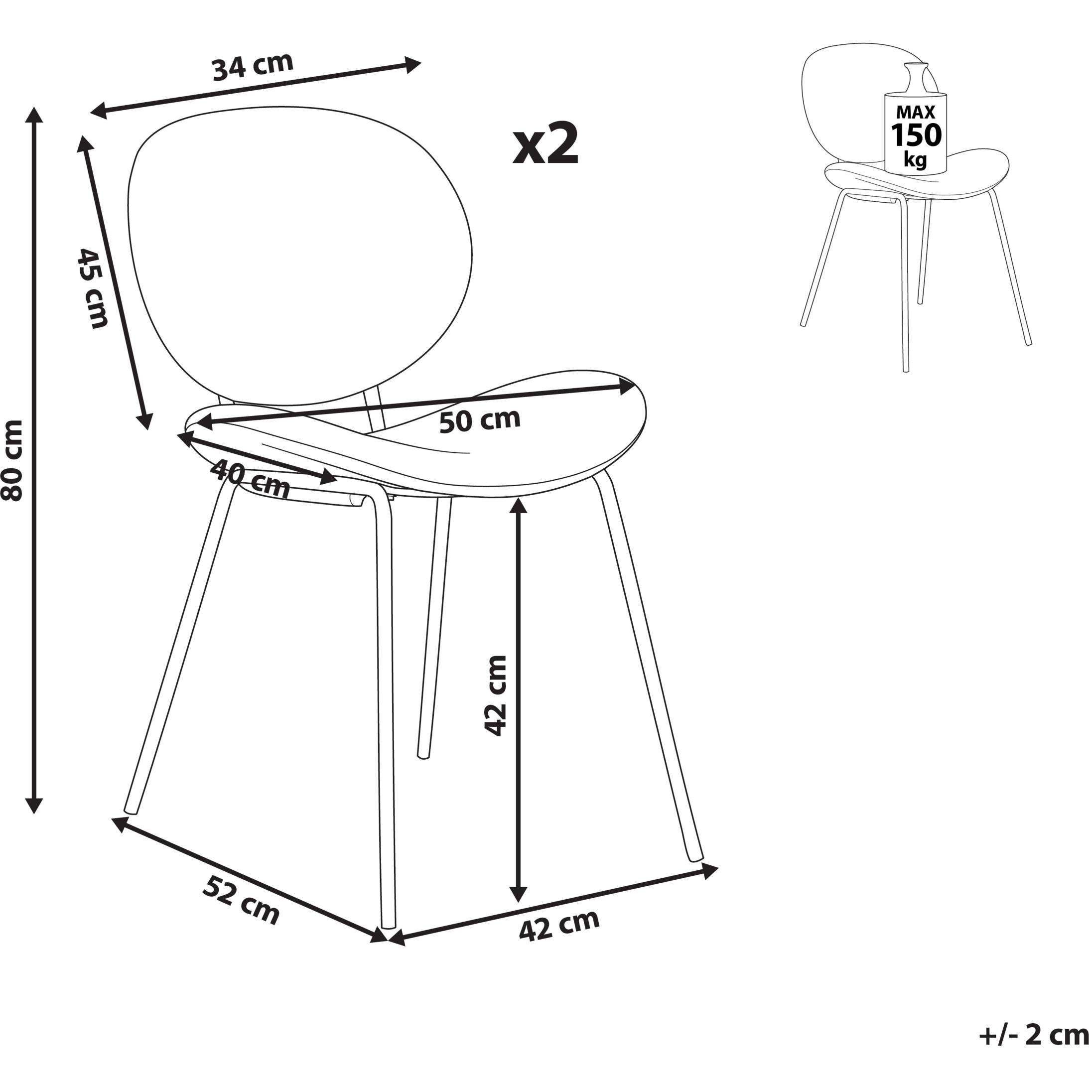 Thumbnail - Beliani, Stühle, Luana