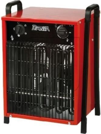 Produktbild Manser HWC Elektrischer Heizlüfter RED - 9 kW + CEE Verlängerungskabel 16 A/400 V - 5 m