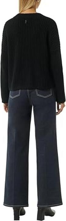 Image du produit Comma Strickpullover Strickpullover mit V-Ausschnitt und überschnittenen Schultern (42)