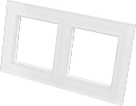 Produktbild Homematic IP HmIP Set 1xGlastaster + Thermostat + Rahmen 2 Fach