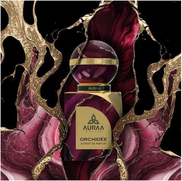 Produktbild Auraa Desire Orchidee Extrait de Parfum 100ml von Luxuriöses Unisex-Parfüm mit Safran, Zimt (Extrait De Parfum, 100 ml)