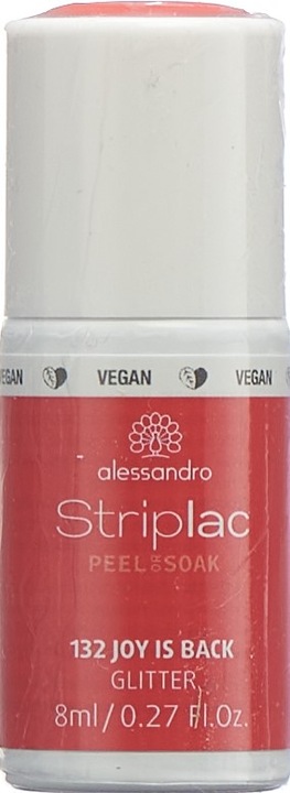 Immagine prodotto Alessandro Striplac Peel o Soak Joy è tornato 8 ml (132 Striplac La gioia è tornata, Smalto pelabile)