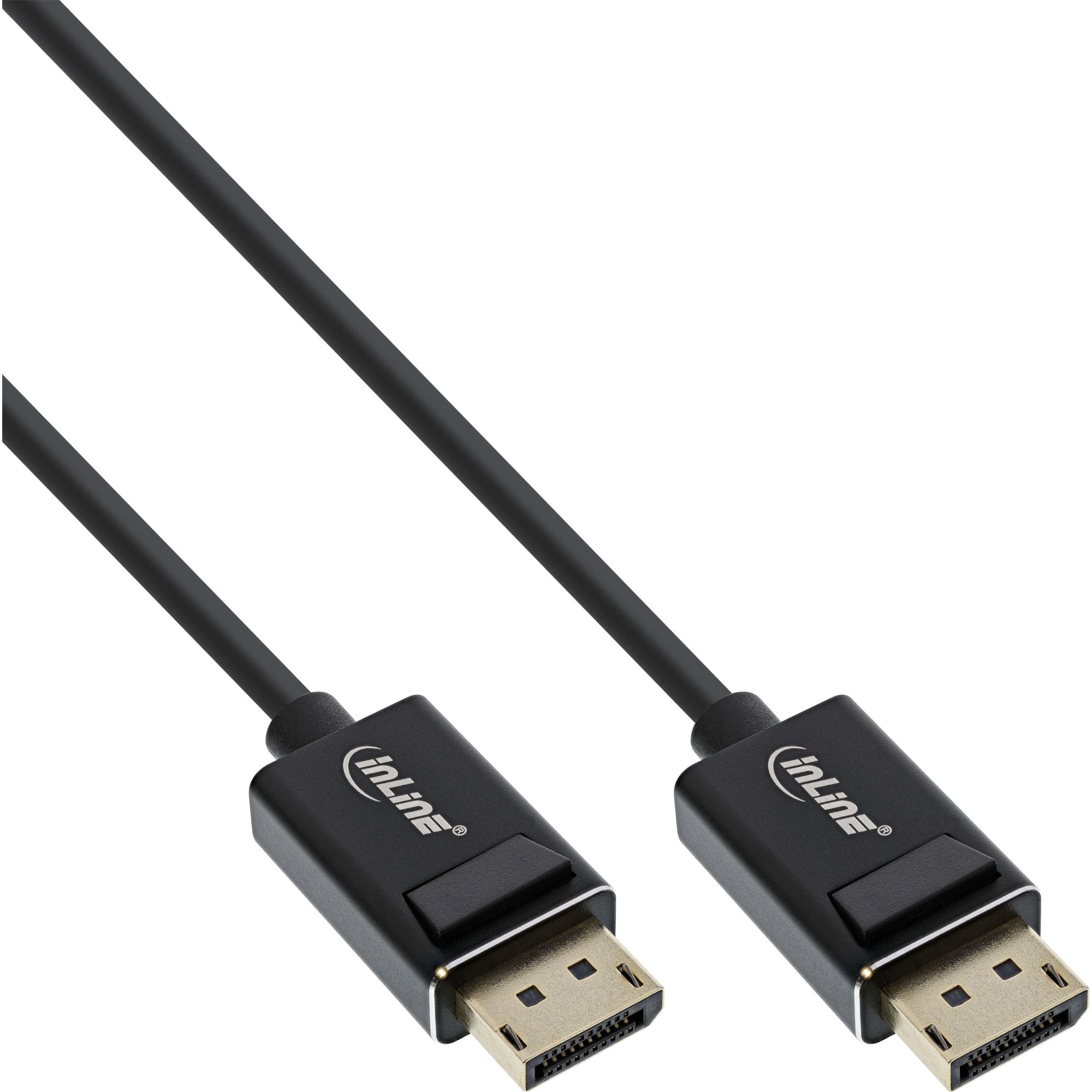 Thumbnail - InLine Kabel DisplayPort - DisplayPort 3m schwarz (15403P) (3 m, DisplayPort), Video Kabel