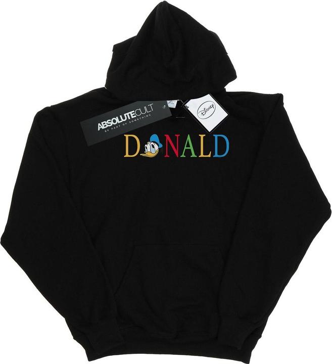 Immagine prodotto Disney Donald Duck Letters Felpa con Cappuccio Donna (XL)