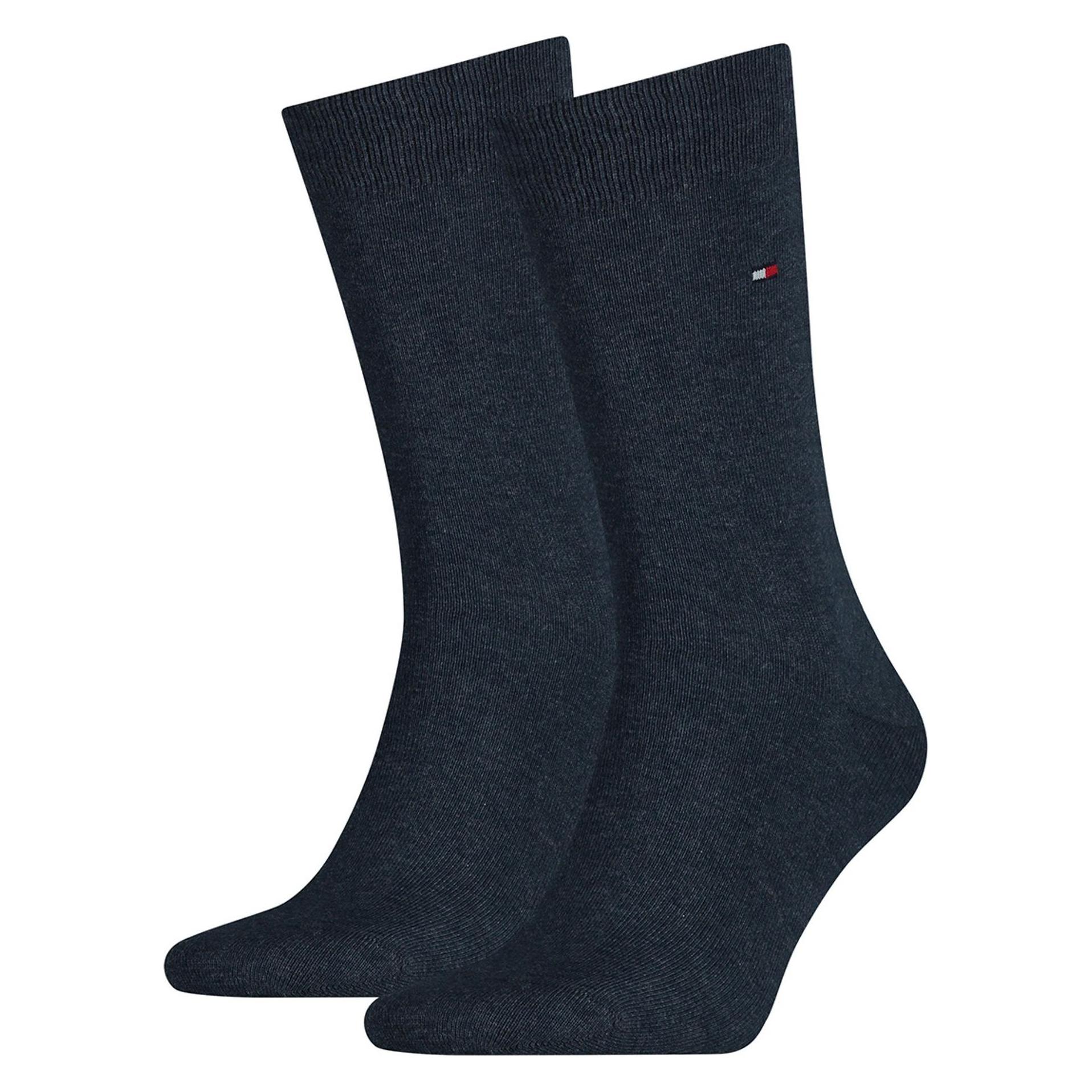 Tommy Hilfiger, Mannen, Sokken, Sok Klassiek, Blauw, (set Van 2, 47 - 49)