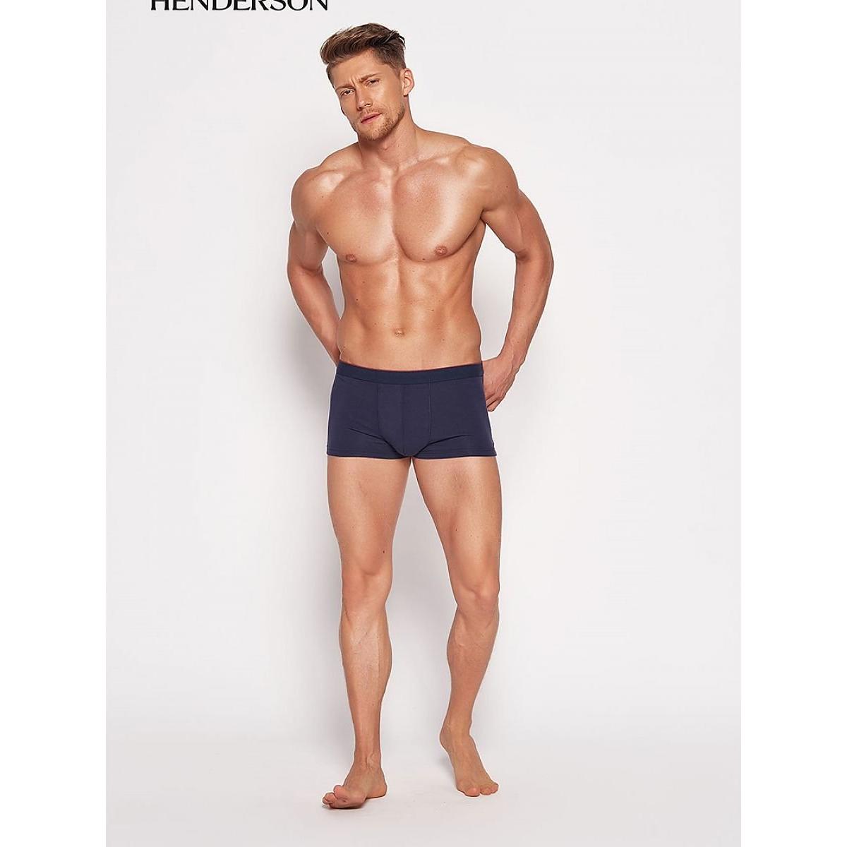 Henderson, Herren, Unterhosen, Boxershorts model 18872, Blau, (XL)