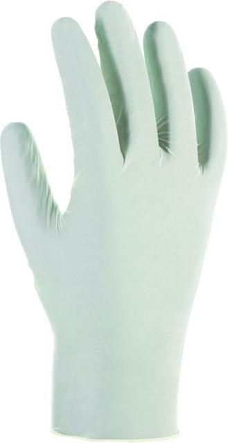 Productafbeelding Nitras uniseks wegwerphandschoenen IDEAL CARE wit maat M 100 stuks. (8)