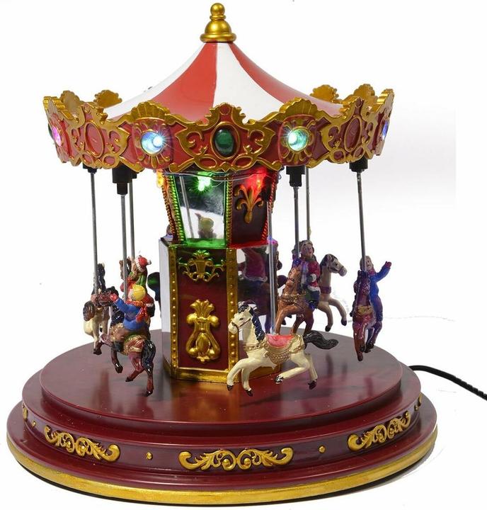Produktbild Lumineo Weihnachtsschmuck Karussell 24 x 24 x 25 cm Licht Beweglichen