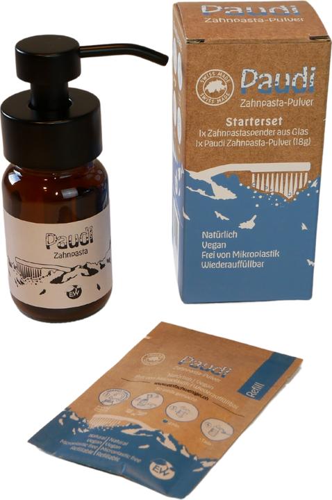 Image du produit Einfach Weniger Kit de démarrage dentifrice (poudre et flacon pompe)