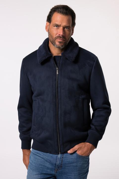 Produktbild JP1880 JP AWARE Bomberjacke, Lederoptik, Teddyfutter, GRS-zertifizierte Materialien, bis 7 XL (7XL)