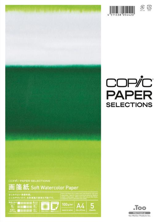 Produktbild Copic Soft Watercolor Paper A4 (100 g/m², 5 x)