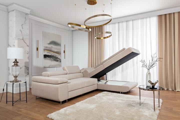 Actual product image ELTAP Anton (4-seater, Sofa bed, Corner sofa)