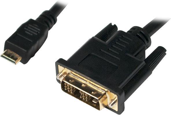 Actual product image LogiLink Mini HDMI to DVI-D (1.50 m, DVI, HDMI)