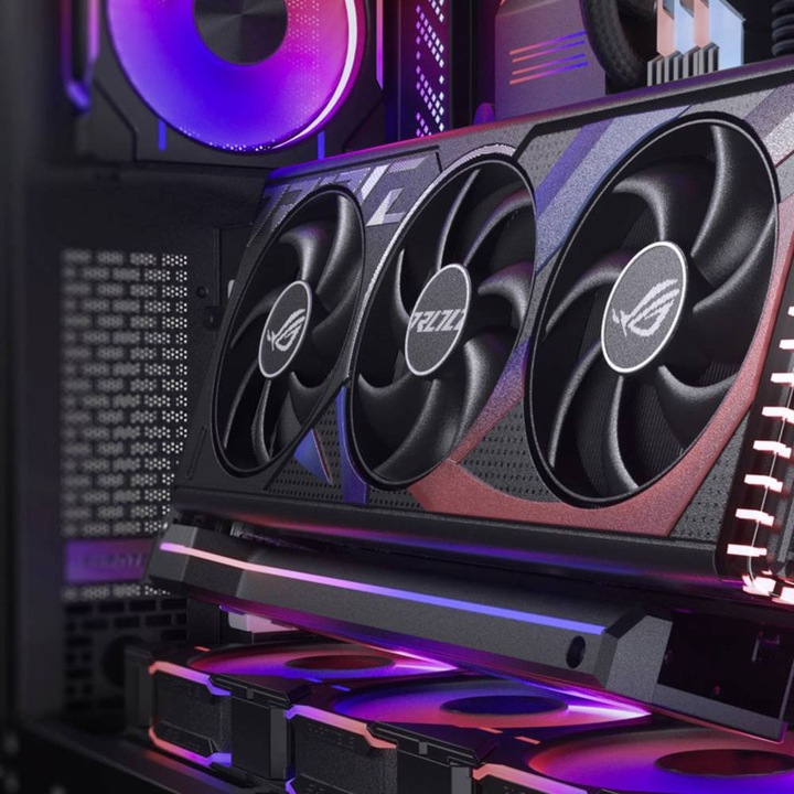 Actual product image Phanteks Premium Vertical GPU Bracket + PCIe 4.0 x 16 Riser Cable, DRGB - 220 mm, black