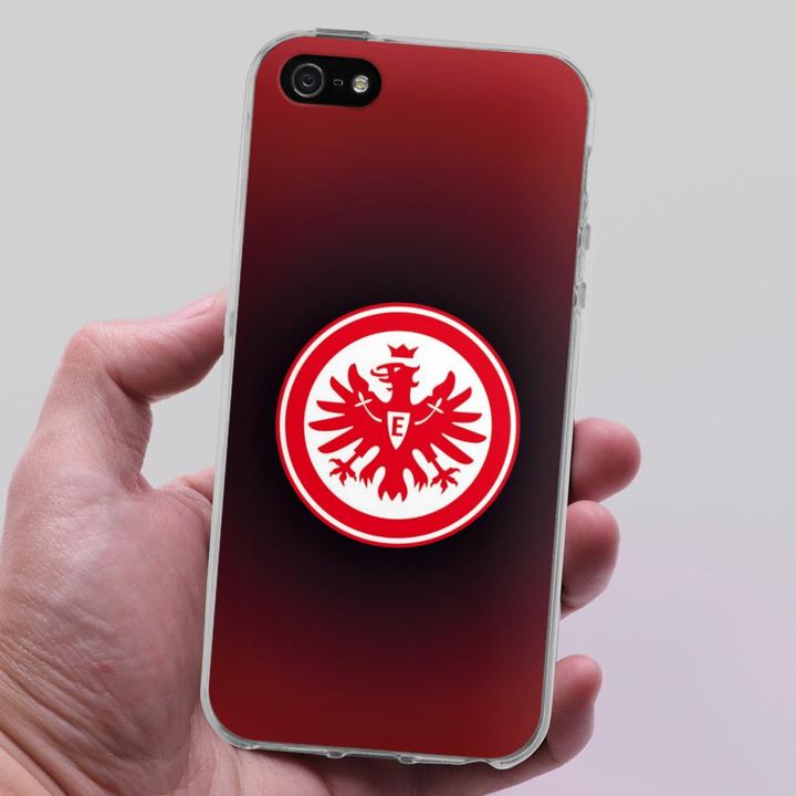 Produktbild DeinDesign Silikon Hülle für Apple iPhone 5 Handyhülle Case Smartphone Schutzhülle Eintracht Frankfurt (Apple iPhone 5)