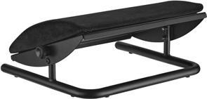 Produktbild Powerone Ergonomische Fussstütze, abnehmbares weiches Kissen, schwarz, Stahl, Tragkraft 25 kg