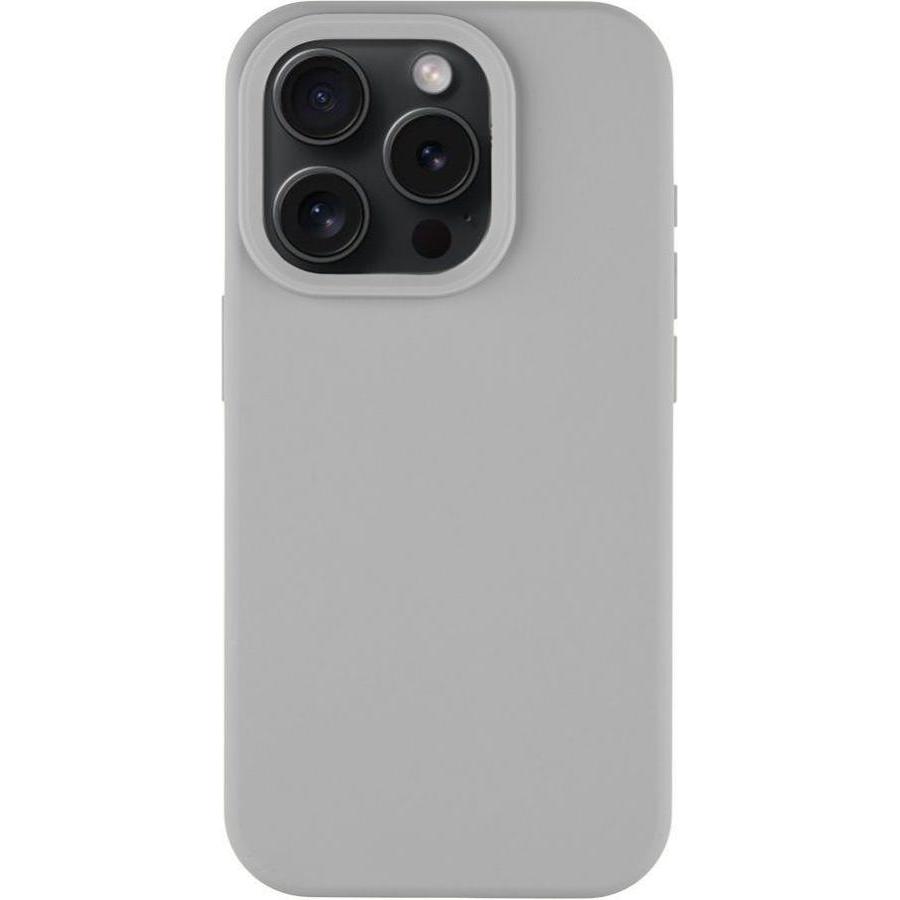 Tactical MagForce Velvet Smoothie Cover for Apple iPhone 15 Pro Foggy (Apple iPhone 15 Pro), Smartphone Hülle, Grau