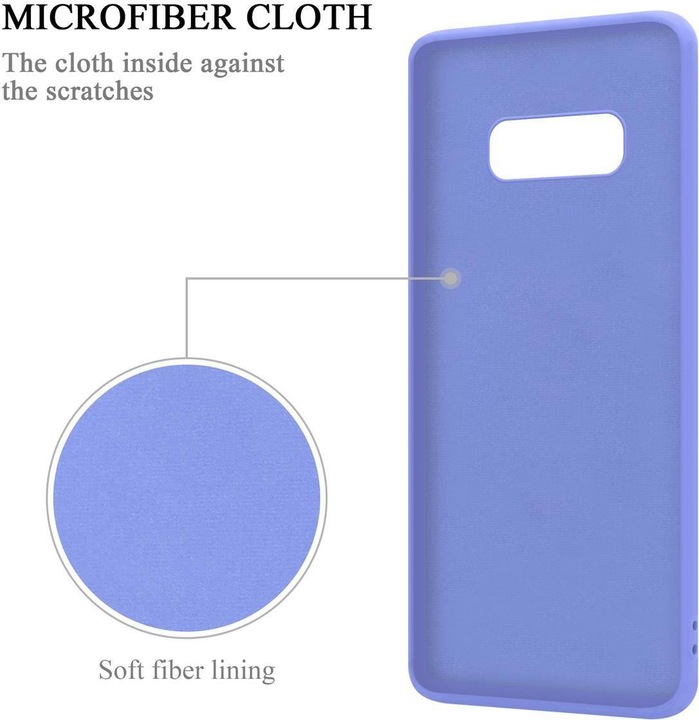 Actual product image Cadorabo Bumper TPU Liquid Ring Silicone Case (Samsung Galaxy S10e)