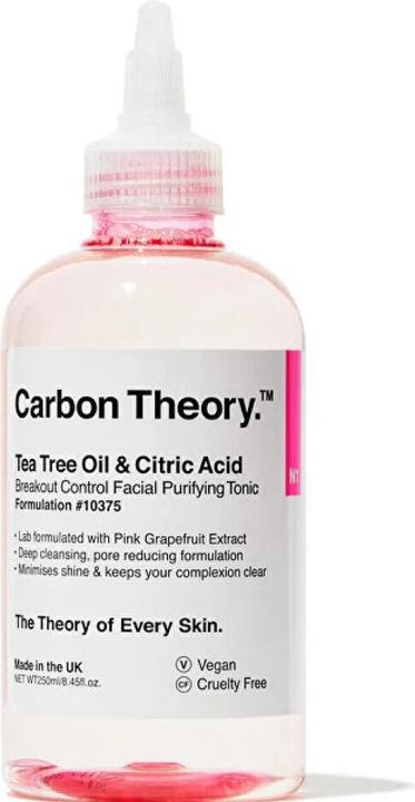 Produktbild Carbon Theory Tea Tree Oil and Citric Facial Tonic with Pink Grapefruit 250ml (Gesichtswasser, 250 ml)