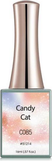Immagine prodotto Canni Gellacquer Candy Cat C085 UV/LED (Brillantini rosa, Smalto per unghie effetto gel)