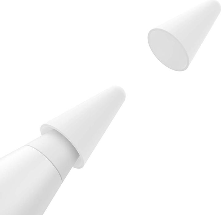 Productafbeelding Baseus Tablet Tool Pen Vervangbare Siliconen Tips (12 stuks) voor Stylus Pen (Zacht), Wit (ARBJ020002)