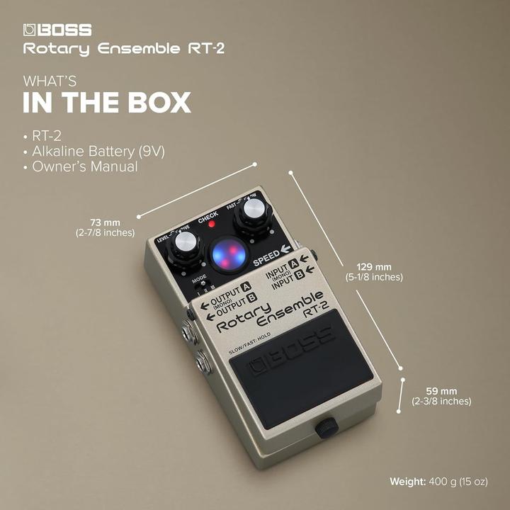 Produktbild BOSS (Electronics) Effektgerät RT-2 Rotary Ensemble (E-Gitarre, Keyboard)