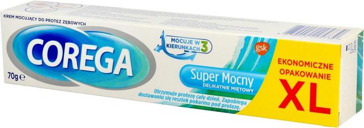 Produktbild Corega COREGA Super Strong Denture Fixing Creme Soft Mint 70g