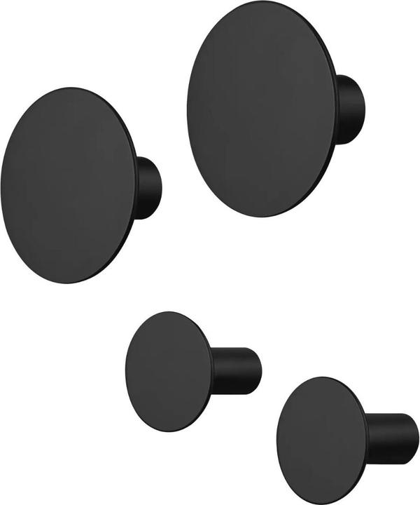 Blomus PONTO Wandhaken black Set 4tlg