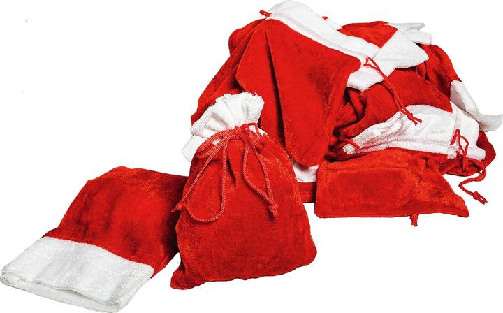 Image du produit VBS XXL Sacs en velours "12 x 16 cm", Rouge, 100 pièces (100 x)