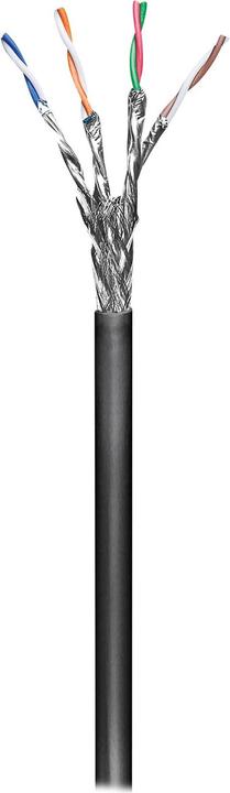 Produktbild Goobay Netzwerkkabel CAT 6 S/FTP 4 x (S/FTP, CAT6a, 100 m)