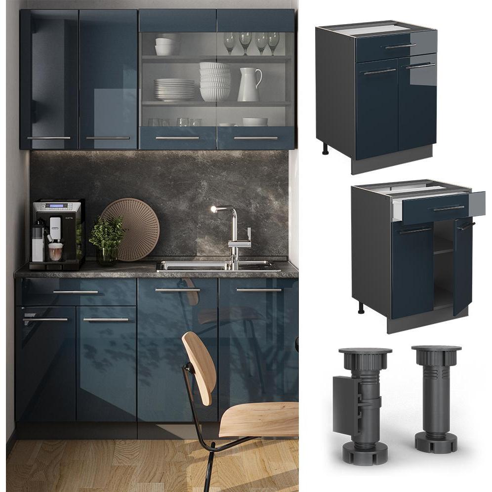 Thumbnail - Vicco, Regal, Küchenschränke Fame-Line (60 x 51.5 x 81.5 cm)