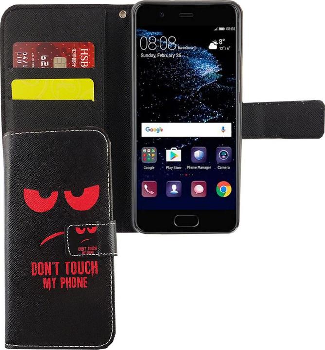 Produktbild König Design Schutz Handy Hülle für Huawei P10 Case Cover Tasche Wallet Etui Handyhülle Neu (Haier P10)